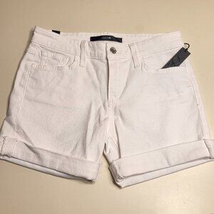 Joes White Roll Cuff Jean Shorts
